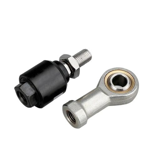 Floating Ball Joint End With Female Piston Rod And Ball Head Universal Pneumatic Cylinder Mounting Knuckle Bearing M18 By 1.5 Floating Male Thread Built To Last Heavy Duty Mechanical Linkage For Projects, M18x1.5 steel
