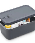 Compact Combination Lock Box That Keeps Your Phone, Medicine, Snacks, And Personal Items Safe At Home Or On The Go With An Easy Code