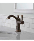 Valdosta Venetian Bronze 1 Handle 4 Inch Centerset WaterSense Bathroom Faucet With High Arc Spout ADA Compliant Fits 1 Or 3 Hole Mount