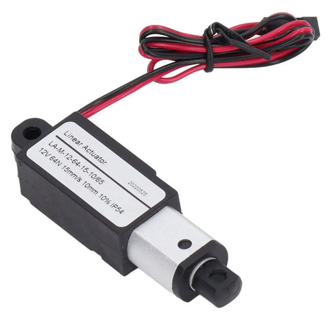 Smash Through Any Job With This 12V Linear Actuator And Aluminum ABS Build For Heavy Duty Automation In Farm Gear And Cabinet Doors Featuring End Switch, showing actuator with wires.