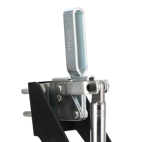 Straight Up Heavy Duty Pneumatic Toggle Clamp Featuring Slick Quick Release Design For Rock Solid Load Bearing Performance In Industrial Welding And Precision Mold Making Workspaces