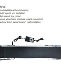 Automatic Conveyor Belt With 10x50cm PVC Wear Resistant Belt And Adapter Adjustable Speed And Super Powerful Motor features list.