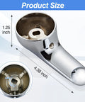 Chrome Replacement Metal Lever Handle Kit For 1300 And 1400 Series Tub Faucets with dimensions visible