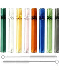 Colored Borosilicate Glass Blowing Tubes 8 Piece Set Heavy Duty High Temp Resistant for industrial lab and craft projects
