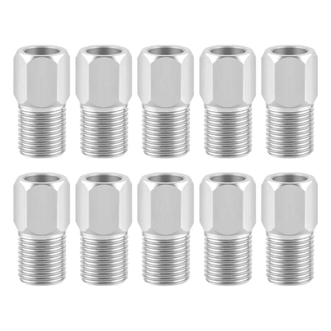 Top Tier Stainless Steel Brake Hose Fitting Bolts For Mountain Bike That Resist Rust And Provide Stable High Pressure Stopping Power So You Can Ride Hard Without Worrying About Safety Or Maintenance Hassles, 10-pack
