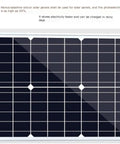 JUDYSSY Solar Street Lights Outdoor Lamp, Dusk to Dawn Security LED Flood Light solar panel close-up, 24% conversion rate.