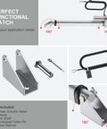 Beefy 12V Heavy Duty Linear Actuator 330 LBS 1500N 12 Inch Stroke Silent IP65 With Brackets components overview