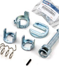 Door Lock Cylinder Repair Kit For BMW E46 3 Series M3 1998 To 2006 Front Left And Right Zinc Alloy 7 Piece Set components