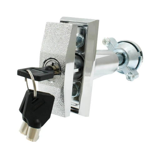 Beefed Up Heavy Duty Vending Machine Lock With T Handle For Candy Snack Machines Keyed Differently System Chrome Plated Sleeve Zinc Alloy Core Includes Three Stainless Steel Keys Durable And Rust Resistant Security Lock