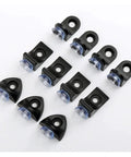 Right Angle Cabinet Shelf Clips Set 20 Pcs With Suction Cup Glass Base Support Clip Clamp Partition Board Holder Heavy Duty Load Bearing