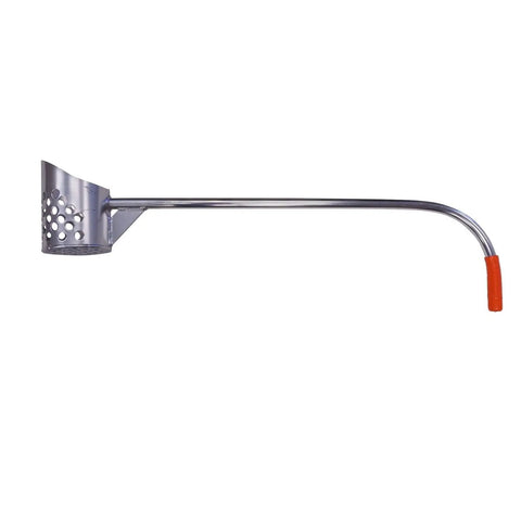 Kick It Aluminum Beach Sand Scoop For Wet And Dry Metal Detecting Heavy Duty Beach Treasure Scoop With 36 Inch Anodized Aluminum Handle
