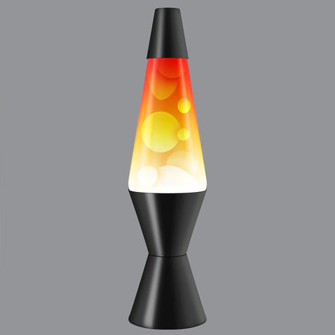 Triple Color Change Lava Lamp With Dynamic Blob Effects, 14.5 Inch Tall Aluminum Base And Cap, 25W Bulb Included, Classic Vintage Lamp