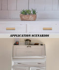 5 Pack Golden Cabinet Pull Handles Single Hole T Bar Style For Cabinets Wardrobe Doors Drawers Kitchen Cupboards
