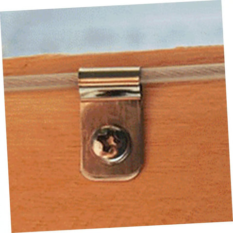 Installed Beefy Heavy Duty Stainless Steel Wire Clips For Garden Fence And Wire Fencing Quick Assembly And Removal Clamps