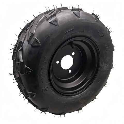 7 Inch Right Wheel Rim Tire Assembly For ATVs And Go Karts Fits 50cc 90cc 110cc 125cc Includes 16x8-7 Tire And 79mm Bolt Rim