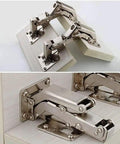 170 Degree Soft Close Cabinet Hinges With Adjustable Lazy Susan For Corner Cabinets, Heavy Duty Concealed Frameless Hinges close-up