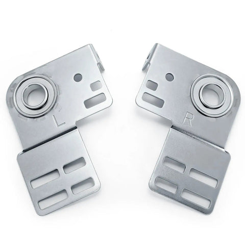 Two Pack Garage Door End Bearing Plates And Brackets For 2 Inch Track Doors Heavy Duty Three Eighths Inch Bearing Ends steel