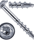 Beefy Heavy Duty Pocket Hole Screws 7 By One And One Quarter Inch Coarse Thread Torx Drive For Cabinetry And Furniture Soft Wood Friendly