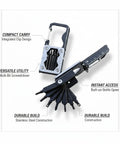 Compact Stainless Steel Multitool With Folding Screwdriver And Bottle Opener For Pocket Carry Everyday Carry Must Have Handy Tool