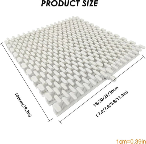 Top Shelf Pool Drain Cover With Spill Proof Grating And Anti Clog Grid. Tough Abs Plastic Crafts Seamless Spliceable Joints For Indoor Outdoor Pools And Spas. Heavy Duty Base Locks Down Tight And Traps Debris For Zero Sweat Cleanup Year Round