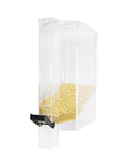12 Gallon Gravity Bin Bulk Food Dispenser For Candy Cereal And Coffee Beans Heavy Duty Kitchen Hauler with clear hopper.