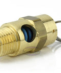One Quarter NPT Brass Safety Relief Valve 175 PSI For Air Compressors And Tanks Pop Off Blow Off Valve Made In USA