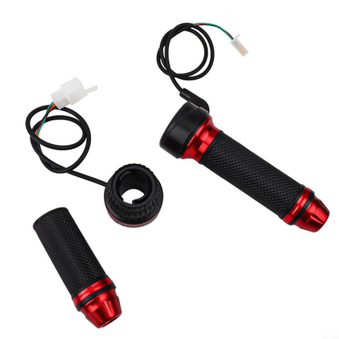Four Gear Electric Bike Throttle Grip With ABS Rubber Handle For 48V 60V 72V Ebikes Smooth Acceleration Back Up Stop Modes.