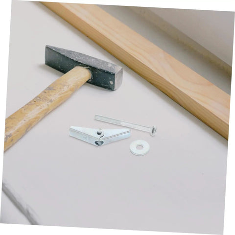 Petal Expansion Screws Set M5x60mm For Hollow Walls Drywall Gypsum Board Round Head Toggle Bolts Kit displayed with tools