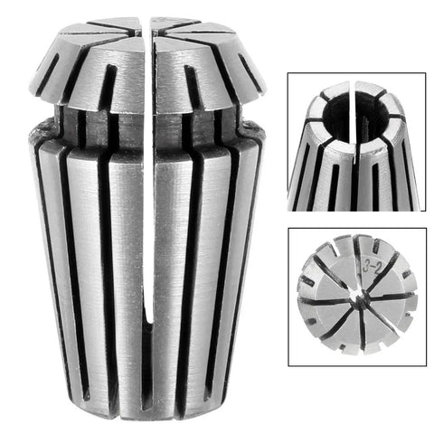 ER16 3mm Spring Collet Chuck For CNC Milling Machines And Lathes, Precision 0.015mm, 40Cr Steel Body with detailed side view