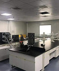 27 Peg Lab Drying Rack With Pegboard Mount For Bench Or Wall Use Glassware Drying Stand With Built In Draining Tray And 30 Inch Tubing Detachable Pegs Black Finish For Busy Science Labs mounted on lab bench