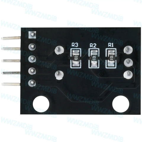 Six Pack 360 Degree Rotary Encoder Module With Push Button Knob Cap For Arduino Raspberry Pi ESP32 STM back view