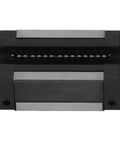 Top Notch Linear Guide Rail Slider For CNC Machines And Automation Precision Machined Bearing Steel Block With Smooth Low Noise Motion High Grade Rail And Slide Assembly For Reliable Tooling, front view