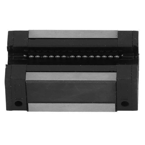 Top Notch Linear Guide Rail Slider For CNC Machines And Automation Precision Machined Bearing Steel Block With Smooth Low Noise Motion High Grade Rail And Slide Assembly For Reliable Tooling, front view