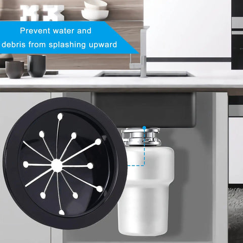 Three Pack Garbage Disposal Splash Guard Sink Baffle Fits Three And One Eighth Inch Outer Diameter For Waste King Whirlaway GE Sinkmaster Moen Kohler And Other Disposals Prevents Splashing Of Water And Debris In Kitchen