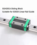 Heavy Duty EGH15CA Linear Rail Carriage Block Compatible With EGR15 Guide Rail smooth bearing steel slider on rail