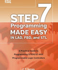 Hands On Guide To LAD FBD And STL PLC Programming For S7300 And S7-400 Controllers book cover, showing gears and title text.