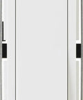 Four Way Light Switch With Large Paddle For 15 Amp Loads, white switch front view, no wall plate