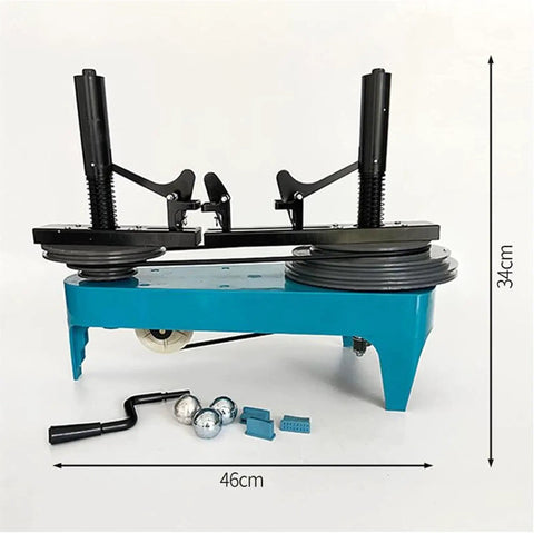 Centripetal Force Demonstrator Hands On Teaching Aid For Circular Motion Lab Gear showing size dimensions of 46cm by 34cm
