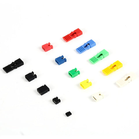 300 Pcs Mixed Jumper Cap Kit 2.54mm 2.0mm 1.27mm Jumpers For Arduino Raspberry Pi Pcbs Shunts Short Circuit Pins Blocks assortment