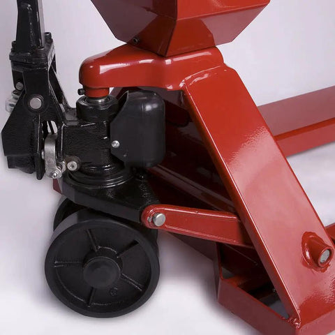 Top Notch Heavy Duty Pallet Jack Scale With Integrated Printer And 5000 Lb Capacity Digital Weighing System For Busy Warehouse And Shipping Floors That Grinds Through Heavy Loads Without A Sweat