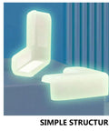 12 Pack Glow In The Dark Corner Guards For Furniture L Shaped Edge Protectors Soft PVC Night Light Kid Safe Safety Cushions