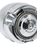 Earth Spa 3-Spray Shower Head With 1.25 GPM Flow, 2.7-Inch Wall Mount Adjustable Fixed Shower Head In White, 1-Pack