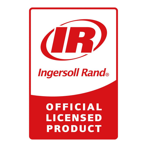 Ingersoll Rand official licensed product logo in red and white, featuring a stylized 'IR' and text logo design.