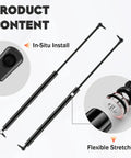 Gas Charged Hatch Lift Supports For 2005 To 2010 Jeep Grand Cherokee Hatch Door No Fuss Direct Fit Heavy Duty Gas Struts Shocks Springs 6104 Replacement Easy Install OEM Style Smooth Operation, flexible stretching features displayed