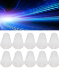 Durable 20 Pcs Silicone Tapered Plugs Kit That Holds Up Under Heat For Anodizing And Painting Projects, No Cracking Or Shrinking Ever So Your Work Stays Safe. White silicone tapered plugs, 10 visible, for anodizing and painting