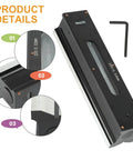Micpointik 100mm Strip Level 0.02mm, Metal Machinist showing detailed design and features with tool wrench.