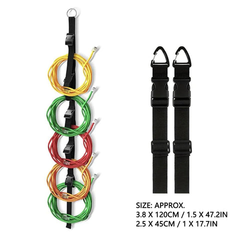 Heavy Duty Cable Storage Strap With Secure Buckle For Effortless Wire Management And Tidy Desk Setup Organize Messy Cords In Style With Ultra Strong Cord Keeper For Crisp Setup Vibes with colorful cables and buckles