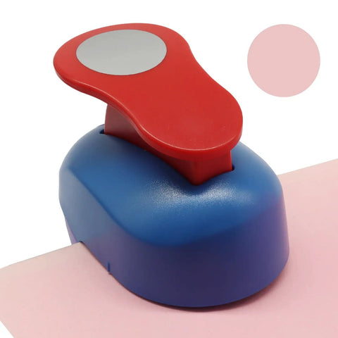 Circle Hole Punch 25mm 1 Inch Paper Punch For Scrapbooking Card Making Journals Photo Albums And Office Supplies Featuring Spring Action