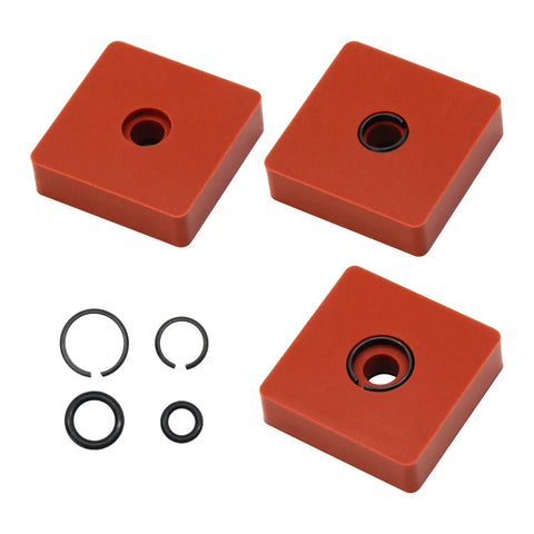 Five Plus Five Sets Three Eighths And One Half Inch Impact Wrench Retainer Rings With An O Ring And Anvil Retaining Ring Install Tool