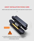 Heavy Duty Hydraulic Buffer Hinge With Invisible Hidden Spring For Automatic Soft Close Silent Operation Built Tough Without The Hassle installation fixing card.
